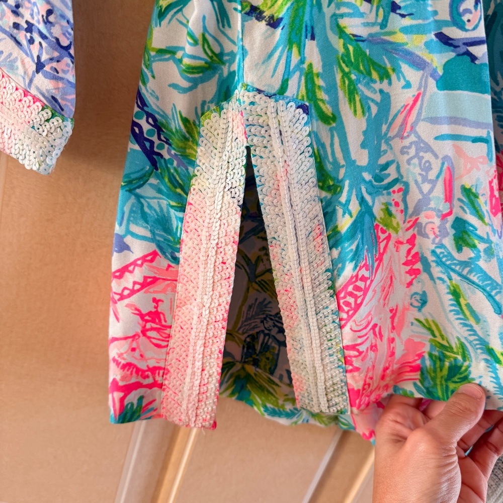 Lilly Pulitzer Renato Tunic Top in Bohemian Queen - Picture 3 of 8